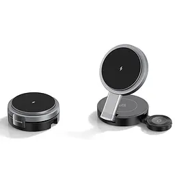 Бездротовий зарядний пристрій Usams CD234 3in1 15W Foldable Wireless Charge For Phone/Apple Watch/Earphoner Чорний