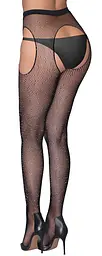 Колготки - 2530295 Cottelli Collection Sex Tights S-L - мініатюра 6