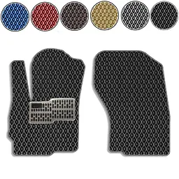 Килимки в салон передні EVA Mitsubishi Outlander XL 2007-2012 (Металевий підп'ятник) 2 шт
