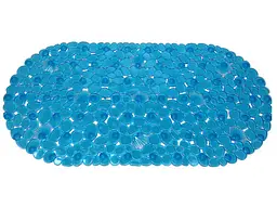 Килимок для ванної кімнати Helfer 70×35 см синій (59-255-004) - мініатюра 2