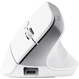 Комп'ютерна мишка Trust Bayo+ Ergonomic Wireless/Bluetooth White (25399) - мініатюра 6
