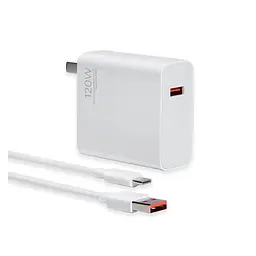 Зарядний пристрій Xiaomi 120W Charging Combo + кабель USB Type-C Cable MDY-13-EE - мініатюра 3