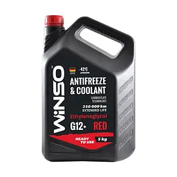 Антифриз Winso Antifreeze & Coolant Red -42°C червоний G12+, 5 кг (880910) - мініатюра 2