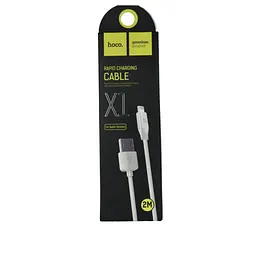 Кабель Hoco X1 Rapid charging cable Lightning 2M White - мініатюра 2