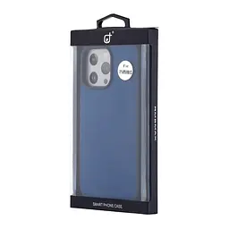 Чохол Jinduka Leather Case with MagSafe iPhone 14 Pro Max Deep Blue - мініатюра 2