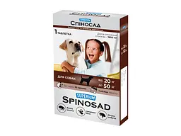 Таблетки для тварин Superium Spinosad від бліх для собак вагою 20-50 кг (4823089341491)