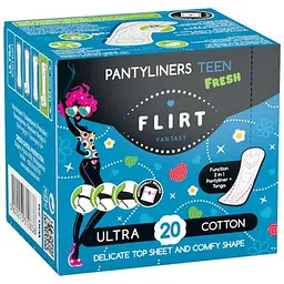 Прокладки щоденні FANTASY FLIRT fresh cotton&ultra 20шт 150мм