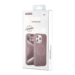 Чохол Silicone Cooling Сase with MagSafe iPhone 16 Purple - мініатюра 2