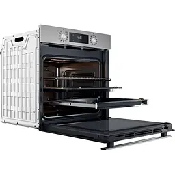 Духова шафа електрична Whirlpool 71 л A+ дисплей конвекція телескопічні напрямні нержавіюча сталь - мініатюра 6