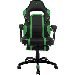 Геймерське крісло GT Racer X-2749-1 Black/Green [122615] - мініатюра 2