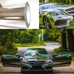 Автомобільна Вінілова Плівка Mirror Silver 1.52 Метра х 1 Метр 160 мікрон (CL-SCM-09P) - мініатюра 2