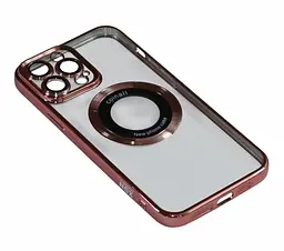 Магнітний чохол XON PhoneCase Magnetic для iPhone 13 Pro Max (PCMC1113400P 8222) Рожевий/Прозорий