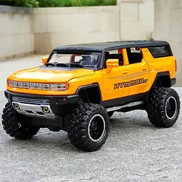 Колекційна металева модель автомобіля Автопром GMC Hummer EV з інерцією, світлом та звуком 1:24 - мініатюра 2