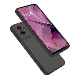 Силіконовий чохол BeCover для Motorola Moto G55 Black (712750) - мініатюра 3