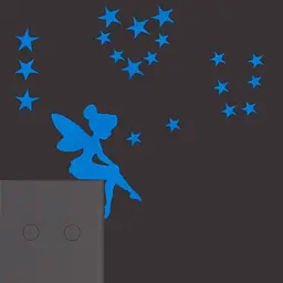 Люминесцентная наклейка "Фея" - 7,5*7,5 см