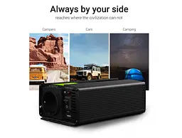 Перетворювач напруги інвертор Green Cell 24V на 230V 1500W/3000W - мініатюра 8
