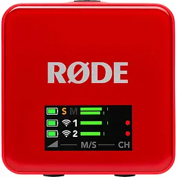 Мікрофонна радіосистема Rode Wireless GO Gen 3 Red (WIGOGEN3RED) [154376] - мініатюра 2