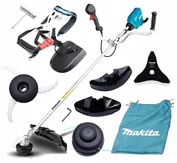 Мотокоса акумуляторна Makita DUR369AZ (430 мм, 4600-7000 хв-1, 2.4 мм, 1000 Вт, BL, LXT, без акумуляторів та зарядного пристрою) - мініатюра 8
