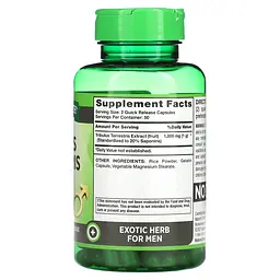 Трибулус террестрис Nature's Truth Tribulus Terrestris 1000 мг 100 капсул швидкого вивільнення - мініатюра 2