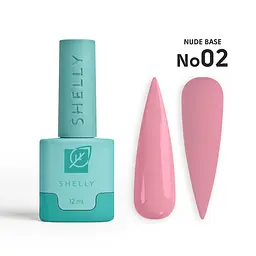 Камуфлююча база для гель-лаку 02 Nude Base Shelly 12 мл