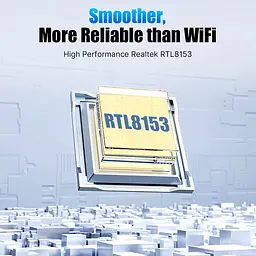 Мережевий адаптер Type - C на RJ45 Fenvi FR-G1000C 1000Mbps Gigabit Ethernet перехідник мережева карта Black (19128) - мініатюра 2
