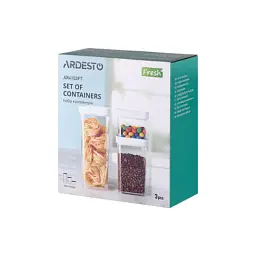 Ємність для сипучих продуктів ARDESTO Fresh комплект 3 шт (AR4103FT) - мініатюра 2