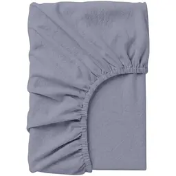 Простирадло на резинці Cosas з вареної бавовни STORMY 90х200х20 см (56WashedCottonSteel_90x200x20)