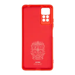 Чехол ArmorStandart ICON для Xiaomi Redmi Note 12 Pro 4G Camera cover Red (ARM69374) - мініатюра 2