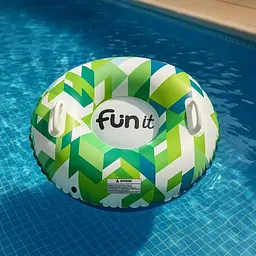 Надувний тюбінг Fun It Leaf 81 см зелений - мініатюра 5