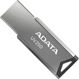 USB флеш накопичувач ADATA 16GB AUV 250 Silver USB 2.0 (AUV250-16G-RBK) - мініатюра 3