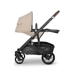 Прогулянкова коляска Uppababy Cruz V2 - LIAM + люлька Uppababy Carrycot-Greyson charcoal Melange Carbon Frame - мініатюра 5