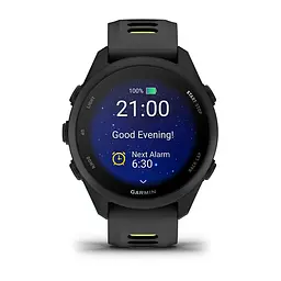 Смарт-годинник Garmin Forerunner 170 з чорно-жовтим силіконовим ремінцем - мініатюра 2