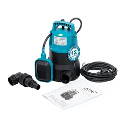 Насос дренажний садовий 0.25кВт Hmax 6м Qmax 100л/хв LEO AKS-251PH (773145) - мініатюра 2