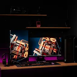 Кронштейн QUBE RGB3520GD до 2x35" 20kg max RGB3520GD - мініатюра 15