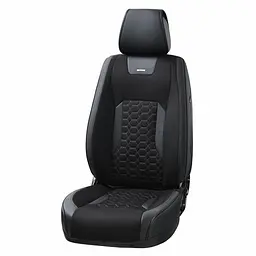 Накидки для сидінь Beltex Montana 3D Комплект Алькантара Чорні - мініатюра 2