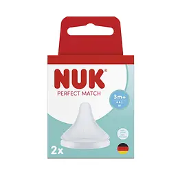 Соска Nuk Perfect Match силікон М від 3 міс. 2 шт. (3954266) - мініатюра 2