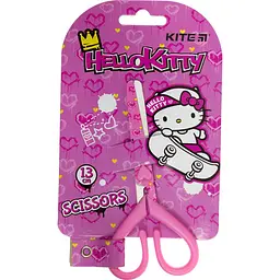 Ножиці дитячі Kite Hello Kitty 13 см з малюнком на лезі (12) (240) HK21-121