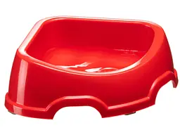Миска для собак та котів Ferplast Party 20 пластикова кутова червона 24x21x7 см 500 мл 71120099 - мініатюра 3