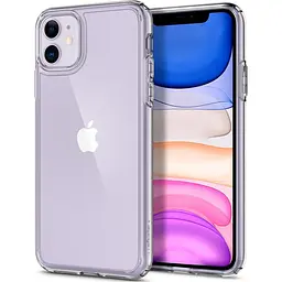 Оригінальний протиударний чохол Spigen Ultra Hybrid Crystal для iPhone 11 (6.1") Clear 076CS27185 - мініатюра 15
