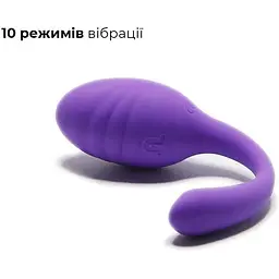 Віброяйце зі стимулятором клітора Adrien Lastic Smart Dream II з пультом LRS - мініатюра 3
