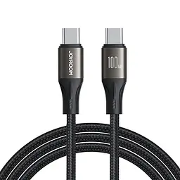 Кабель Joyroom S-A25 Light-Speed Series 100W Fast Charging Data Cable (Type-C to Type-C) 1.2 м чорний