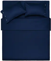 Простирадло Mix&Match 180х240см 100% бавовна сатин синій ARDESTO pbe0050523