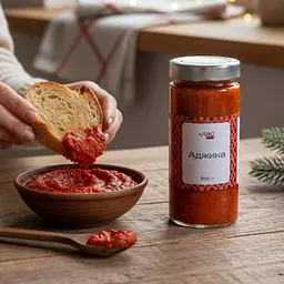 Аджика Домашня крафтова з яблуками (390 г)
- мініатюра 5