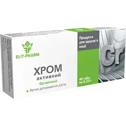 Хром активный Elit-Pharm 40 таблеток