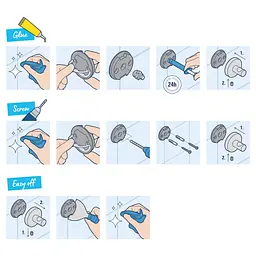 Дозатор для рідкого мила Grohe QuickFix Start 411952430, Чорний матовий - мініатюра 4