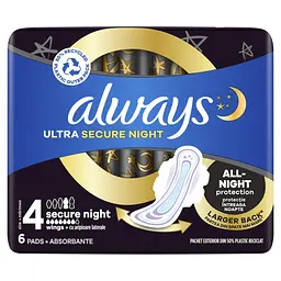 Гігієнічні прокладки Always Ultra Secure Night 6 шт. - мініатюра 2