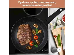 Сковорода Krauff 24 см з антипригарним покриттям зі з'ємною ручкою 25-305-080 - мініатюра 9