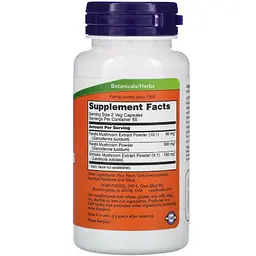 Гриби Рейші Now Foods Rei-Shi Mushrooms 270 мг 100 вегетаріанських капсул - мініатюра 2