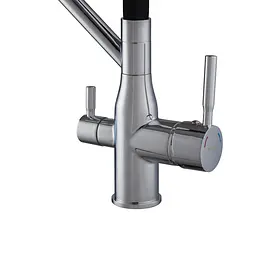 Змішувач для кухні Mixxus Premium Gravity 021 з гнучким виливом MI6977 Хром - мініатюра 4