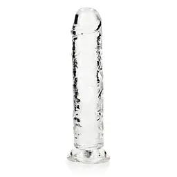 Фалоімітатор - Realrock Dildo 8" Transparent - мініатюра 4